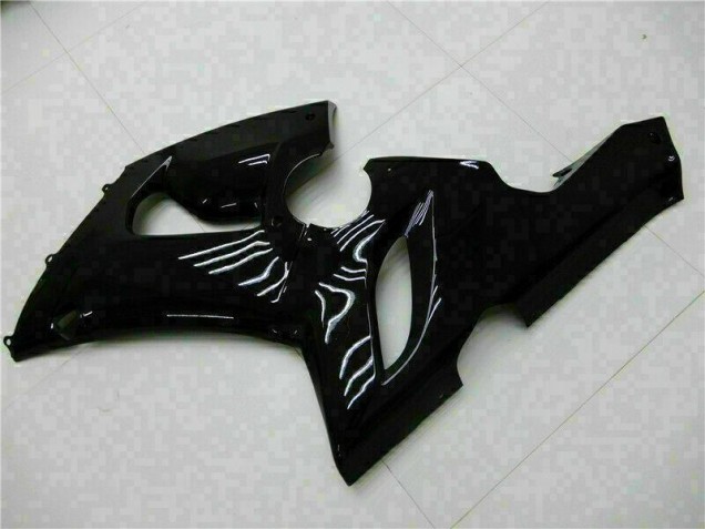 Glossy Black 2005-2006 Kawasaki ZX6R Motorcycle Fairing Glossy Black 2005-2006 Kawasaki ZX6R Motorcycle Fairing