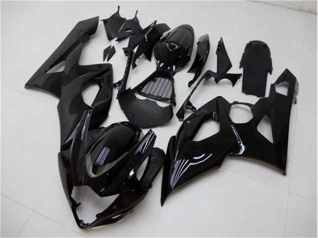 Glossy Black 2005-2006 Suzuki GSXR 1000 Motorcycle Fairings Glossy Black 2005-2006 Suzuki GSXR 1000 Motorcycle Fairings