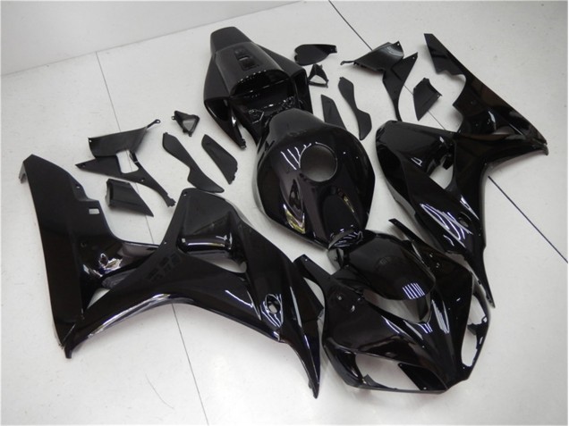 Glossy Black 2006-2007 Honda CBR1000RR Motorcycle Bodywork Glossy Black 2006-2007 Honda CBR1000RR Motorcycle Bodywork