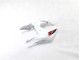 White Black 2013-2016 Kawasaki EX300 Motorcycle Fairings