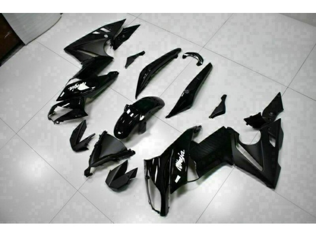 Glossy Black 2009-2011 Kawasaki EX650 Motorcycle Fairings Glossy Black 2009-2011 Kawasaki EX650 Motorcycle Fairings