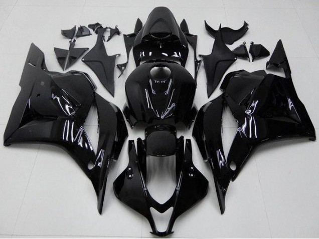 Glossy Black 2009-2012 Honda CBR600RR Motorcycle Fairings