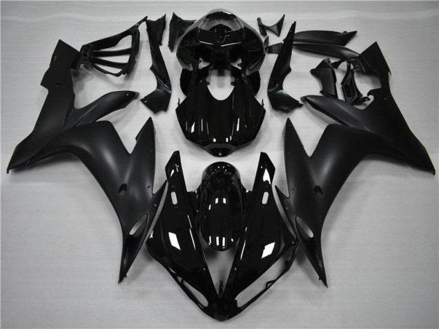 Glossy Matte Black 2004-2006 Yamaha YZF R1 Motorcycle Fairings Glossy Matte Black 2004-2006 Yamaha YZF R1 Motorcycle Fairings