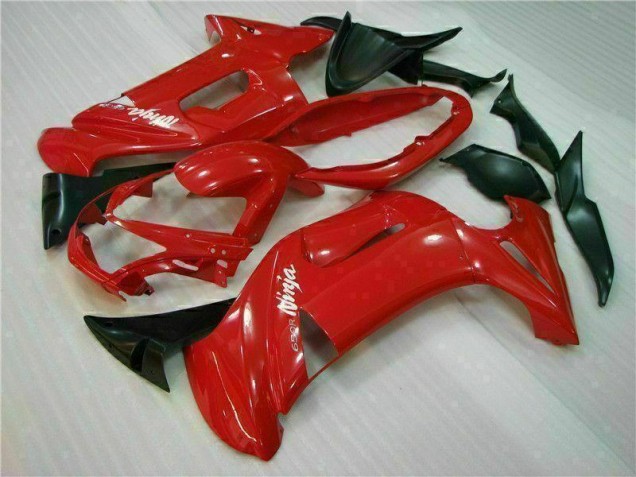 Glossy Red 2006-2008 Kawasaki EX650 Motorcycle Fairings
