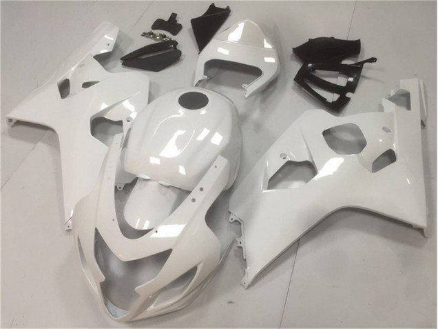 Glossy White 2004-2005 Suzuki GSXR 600/750 Motorcycle Fairings Glossy White 2004-2005 Suzuki GSXR 600/750 Motorcycle Fairings