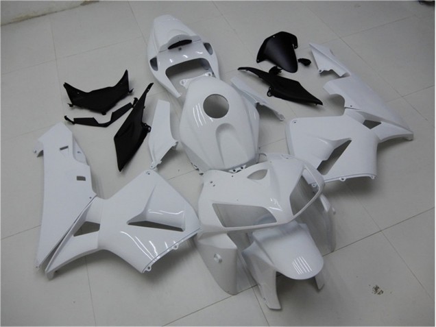 Glossy White 2005-2006 Honda CBR600RR Motorcycle Fairings Glossy White 2005-2006 Honda CBR600RR Motorcycle Fairings