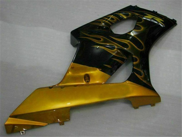Gold Black 2003-2004 Suzuki GSXR 1000 Motorcycle Fairings