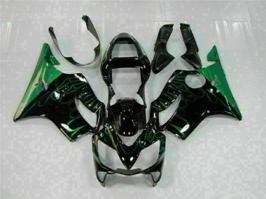 Green 2001-2003 Honda CBR600 F4i Motorcycle Fairings