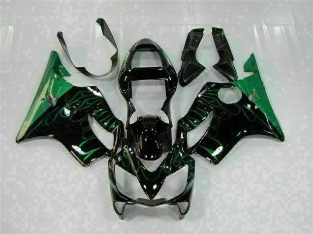 Green 2001-2003 Honda CBR600 F4i Motorcycle Fairings