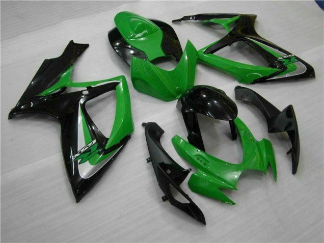 Green 2006-2007 Suzuki GSXR 600/750 Motorcycle Fairings