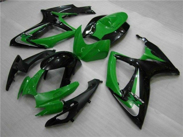 Green 2006-2007 Suzuki GSXR 600/750 Motorcycle Fairings