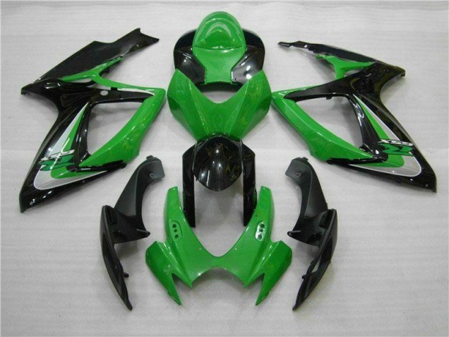 Green 2006-2007 Suzuki GSXR 600/750 Motorcycle Fairings