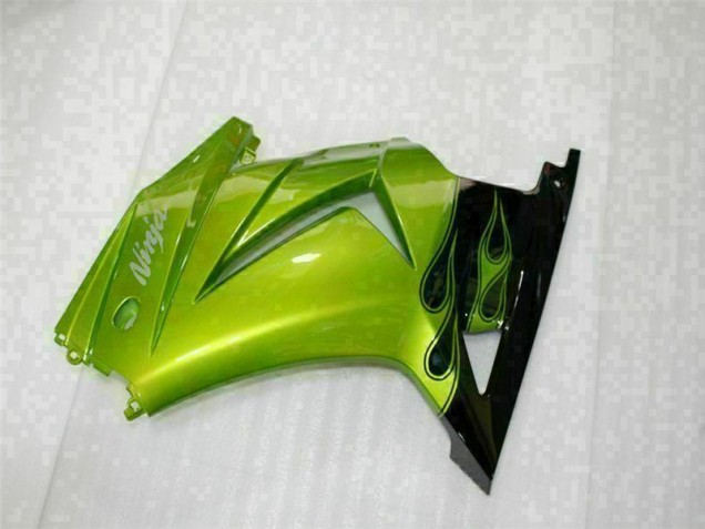 Green Black 2008-2012 Kawasaki EX250 Motorcycle Fairings