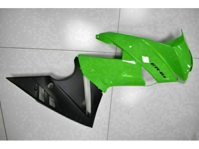 Green Black 2009-2011 Kawasaki EX650 Motorcycle Fairing