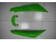 Green Black 2009-2011 Kawasaki EX650 Motorcycle Fairing