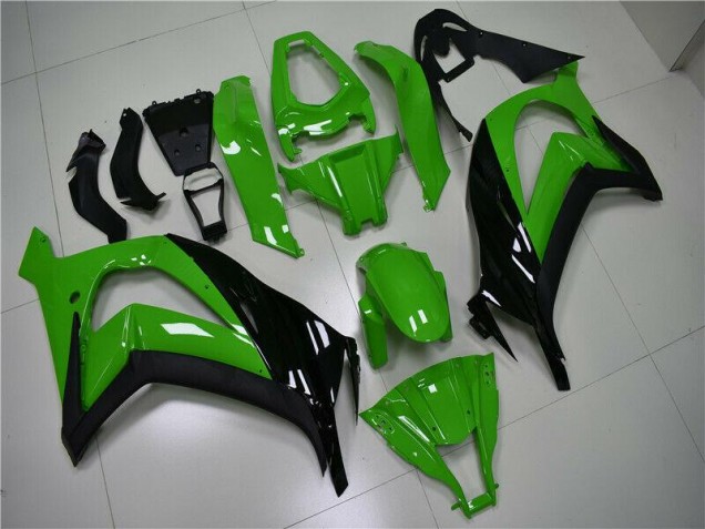 Green Black 2011-2015 Kawasaki ZX10R Motorcycle Bodywork