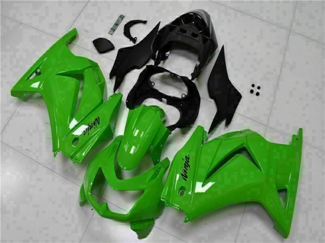 Green Black Ninja 2008-2012 Kawasaki EX250 Motorcycle Fairing Kits & Plastic Green Black Ninja 2008-2012 Kawasaki EX250 Motorcycle Fairing Kits & Plastic