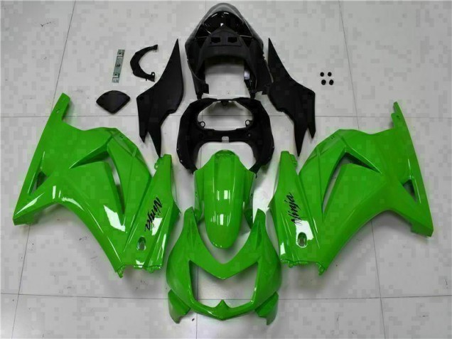 Green Black Ninja 2008-2012 Kawasaki EX250 Motorcycle Fairing Kits & Plastic Green Black Ninja 2008-2012 Kawasaki EX250 Motorcycle Fairing Kits & Plastic