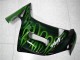 Green Flame 2006-2008 Kawasaki EX650 Motorcycle Fairings
