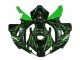 Green Flame Black 2006-2007 Honda CBR1000RR Motorcycle Fairings Green Flame Black 2006-2007 Honda CBR1000RR Motorcycle Fairings