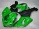 Green Matte Black 2005-2006 Kawasaki ZX6R Motorcycle Fairings
