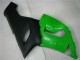 Green Matte Black 2005-2006 Kawasaki ZX6R Motorcycle Fairings