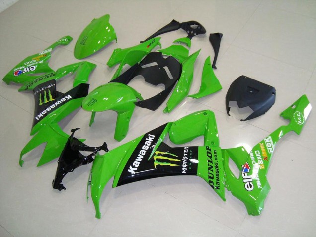 Green Monster 2008-2010 Kawasaki ZX10R Motorcycle Fairing