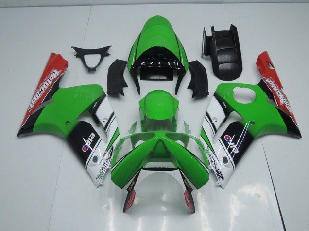 Green Motocard 2003-2004 Kawasaki ZX6R Motorcycle Fairings Green Motocard 2003-2004 Kawasaki ZX6R Motorcycle Fairings