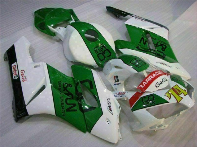 Green White 2004-2005 Honda CBR1000RR Motorcycle Fairings
