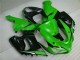 Green White Black 2005-2006 Kawasaki ZX6R Motorcycle Fairings Green White Black 2005-2006 Kawasaki ZX6R Motorcycle Fairings