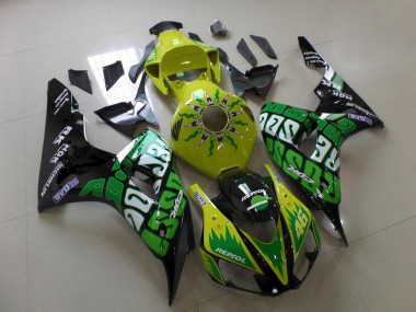 Green Yellow Rossi 2006-2007 Honda CBR1000RR Motorcycle Fairings