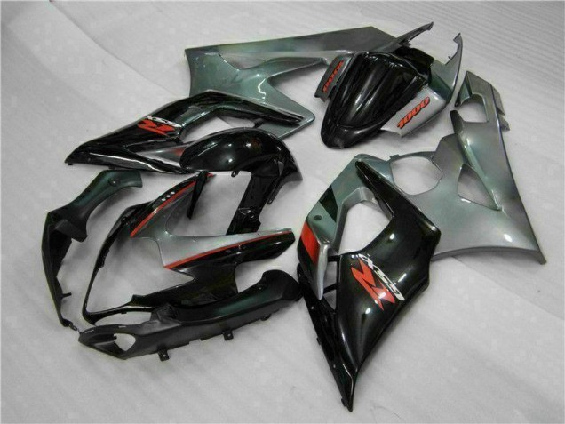 Grey Black 2005-2006 Suzuki GSXR 1000 Motorcycle Bodywork Grey Black 2005-2006 Suzuki GSXR 1000 Motorcycle Bodywork