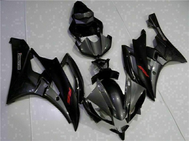 Grey Black 2006-2007 Yamaha YZF R6 Motorcycle Fairing