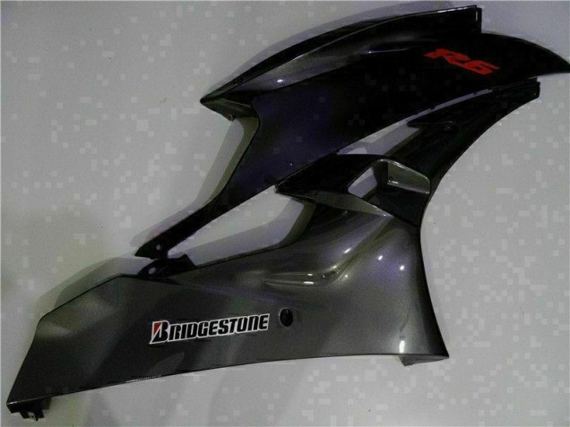 Grey Black 2006-2007 Yamaha YZF R6 Motorcycle Fairing