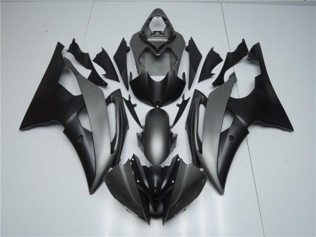 Grey Black 2008-2016 Yamaha YZF R6 Motorcycle Bodywork