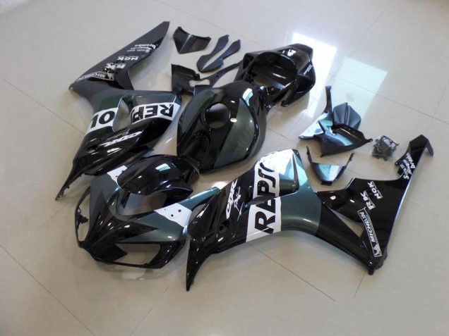 Grey Black Repsol 2006-2007 Honda CBR1000RR Motorcycle Fairings Grey Black Repsol 2006-2007 Honda CBR1000RR Motorcycle Fairings