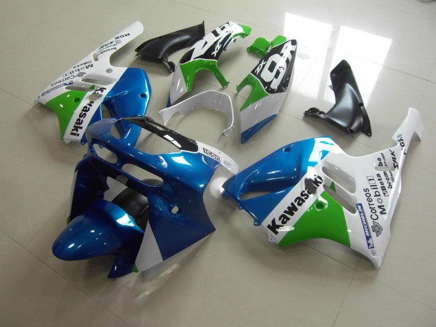 Light Blue White 1994-1997 Kawasaki ZX9R Motorcycle Fairings Light Blue White 1994-1997 Kawasaki ZX9R Motorcycle Fairings