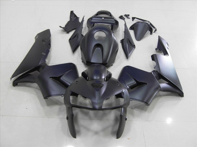 Matte Black 2005-2006 Honda CBR600RR Motorcycle Fairing Matte Black 2005-2006 Honda CBR600RR Motorcycle Fairing