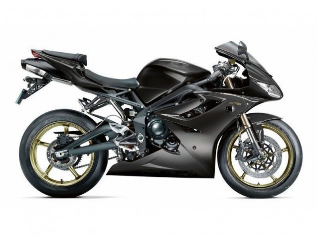 Matte Black 2006-2008 Triumph Daytona 675 Triple Motorcycle Fairings Matte Black 2006-2008 Triumph Daytona 675 Triple Motorcycle Fairings