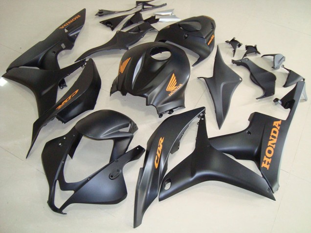 Matte Black 2007-2008 Honda CBR600RR Motorcycle Fairings