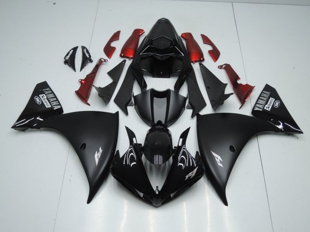 Matte Black 2009-2011 Yamaha YZF R1 Motorcycle Fairing Matte Black 2009-2011 Yamaha YZF R1 Motorcycle Fairing