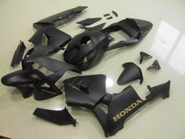 Matte Black Gold 2003-2004 Honda CBR600RR Motorcycle Fairings
