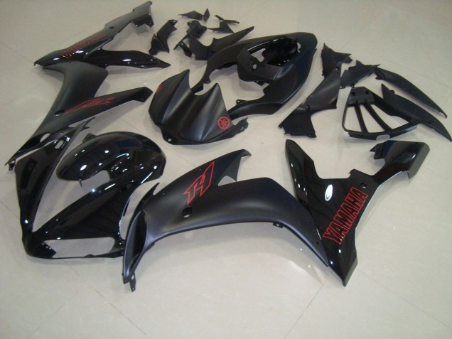 Matte Black Red 2004-2006 Yamaha YZF R1 Motorcycle Fairings Matte Black Red 2004-2006 Yamaha YZF R1 Motorcycle Fairings