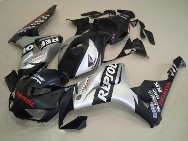 Matte Black Silver Repsol 2006-2007 Honda CBR1000RR Motorcycle Fairings