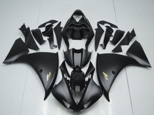 Matte Black Sticker 2012-2014 Yamaha YZF R1 Motorcycle Fairings
