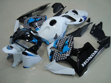 Matte Black with Red Sticker 2005-2006 Honda CBR600RR Motorcycle Fairings
