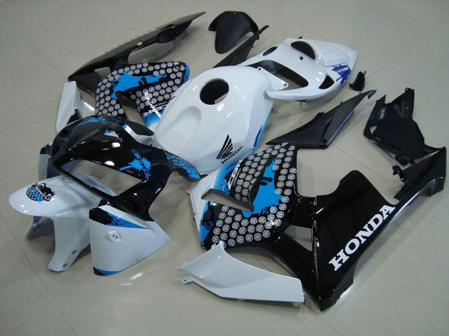 Matte Black with Red Sticker 2005-2006 Honda CBR600RR Motorcycle Fairings