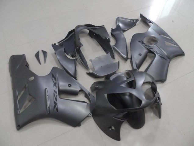 Matte Grey 2002-2006 Kawasaki ZX12R Motorcycle Fairings