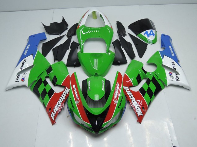 Motocard 2005-2006 Kawasaki ZX6R Motorcycle Fairings
