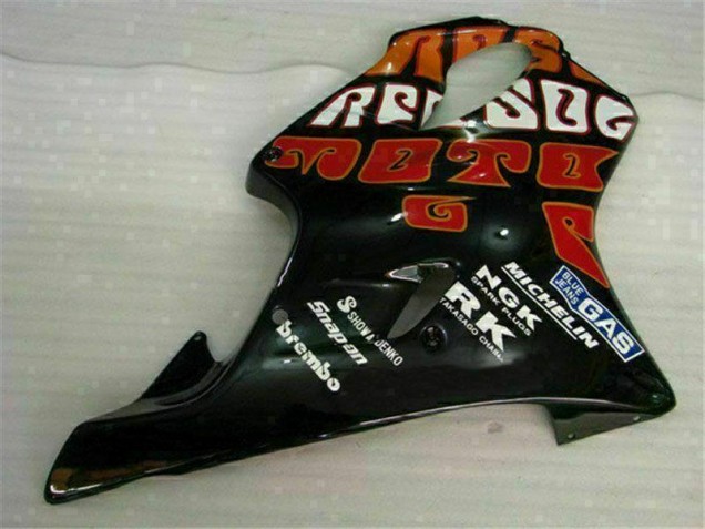 Orange Black 2001-2003 Honda CBR600 F4i Motorcycle Fairing